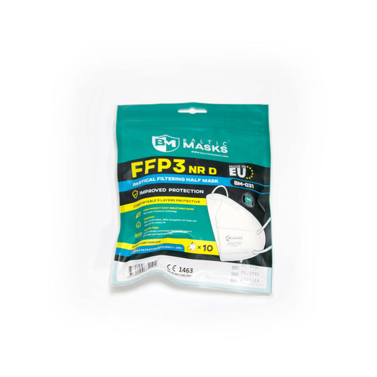 FFP3 respirator BM-031 NRD (lot de 10pcs)