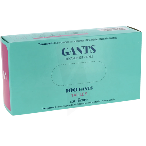 Gants en vinyle - SANTECARE